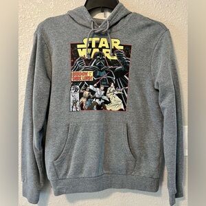 Old Navy Star Wars Graphic Gray Pullover Hoodie